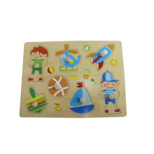 Hot Chirstmas Gift Wooden Boy Playing Puzzle Toy for Kids and Children